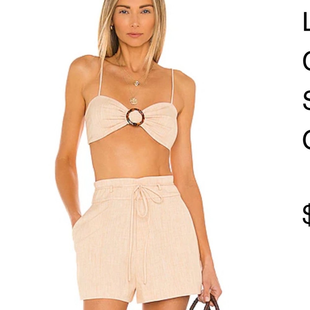Chic Beige Two-Piece Set